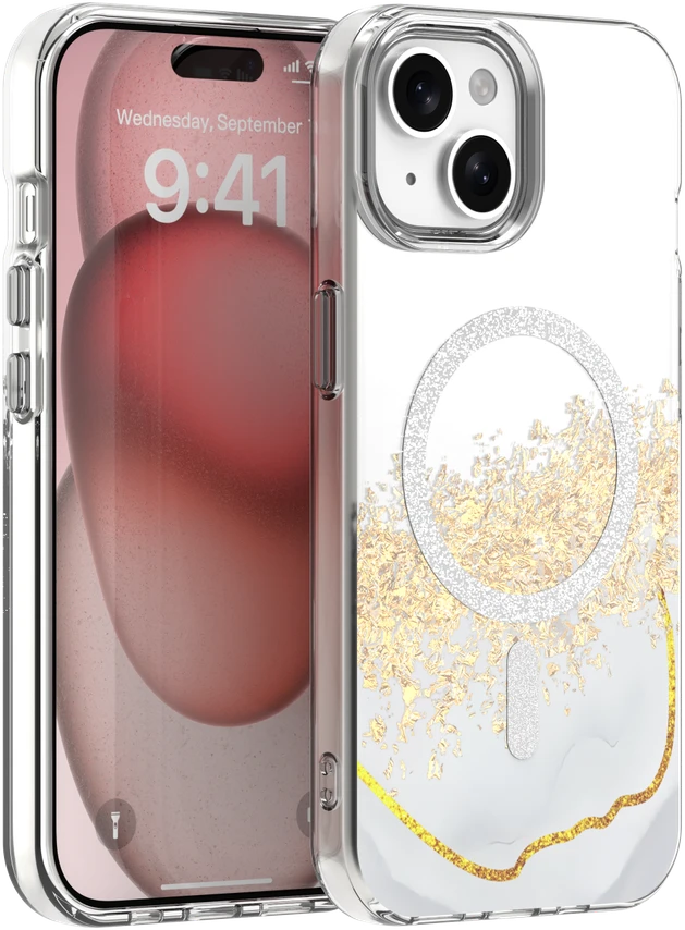 TFO Epoxy Mag dėklas iPhone 15 6,1" baltas