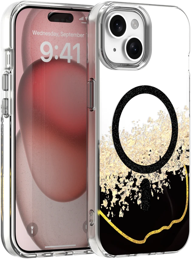 TFO Epoxy Mag dėklas iPhone 15 6,1" juodas