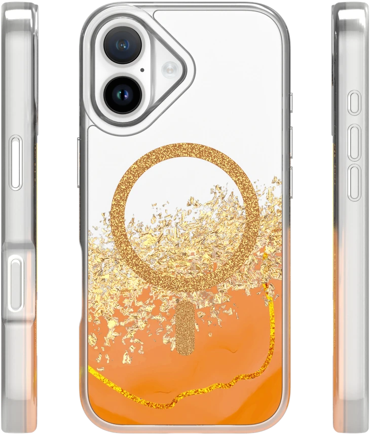 TFO Epoxy Mag dėklas iPhone 16 6,1" oranžinis