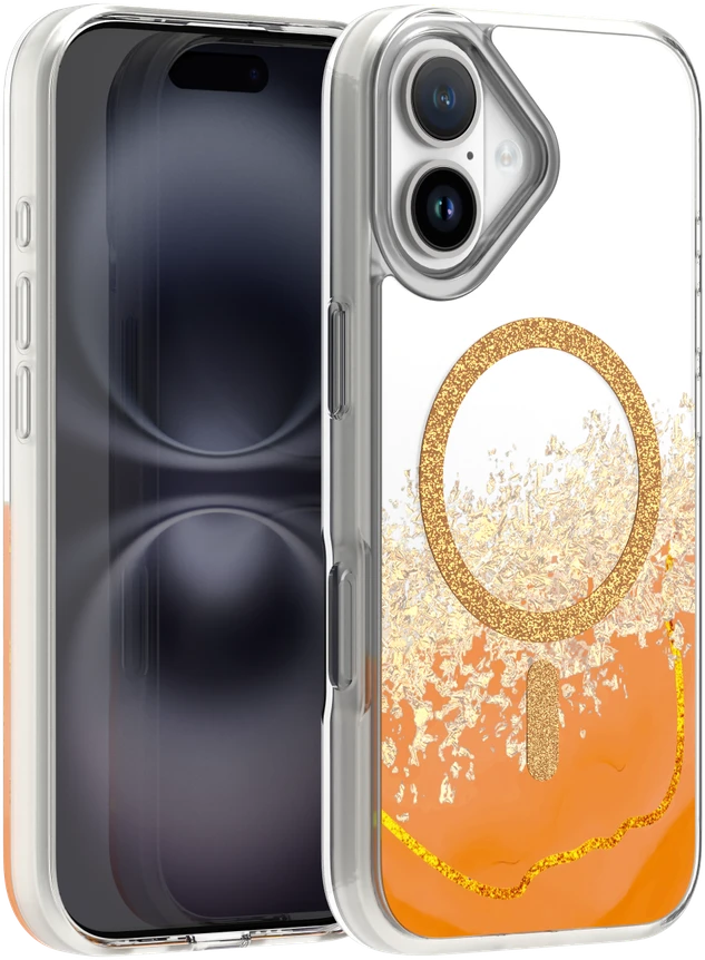 TFO Epoxy Mag dėklas iPhone 16 6,1" oranžinis