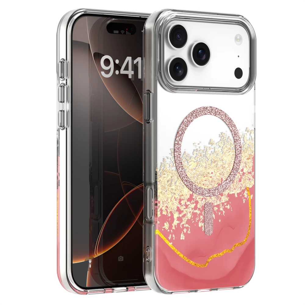 TFO Epoxy Mag dėklas iPhone 17 Pro 6,3” rožinis