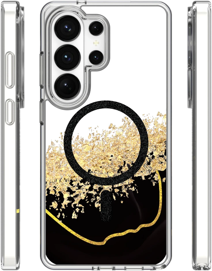 TFO Epoxy Mag dėklas Samsung Galaxy S25 Ultra telefonui, juodas