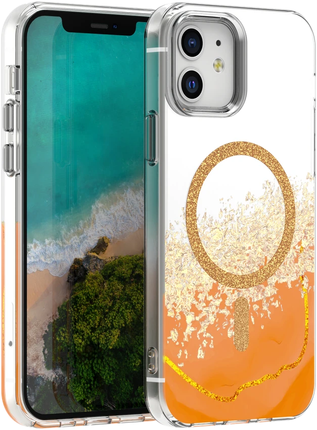 TFO Epoxy Mag dėklas, skirtas iPhone 12 / 12 Pro 6,1" oranžinis
