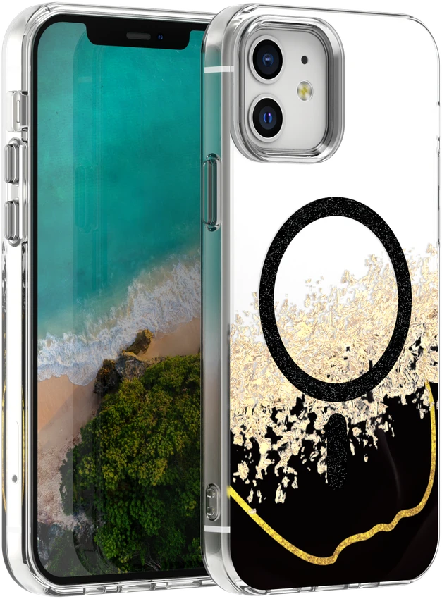 TFO Epoxy Mag dėklas, skirtas iPhone 12 / 12 Pro 6,1" juodas