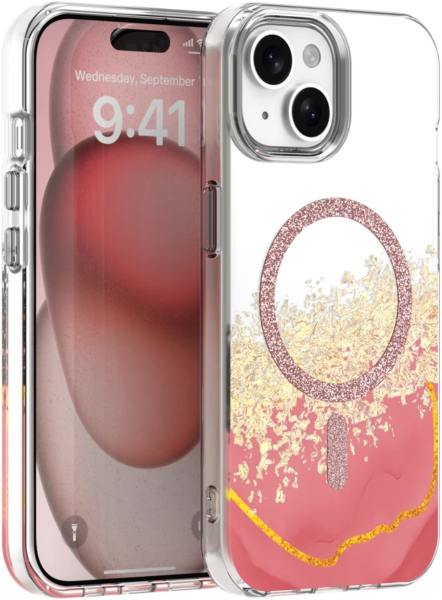 TFO Epoxy Mag dėklas, skirtas iPhone 13 / 14 6,1" rožinis