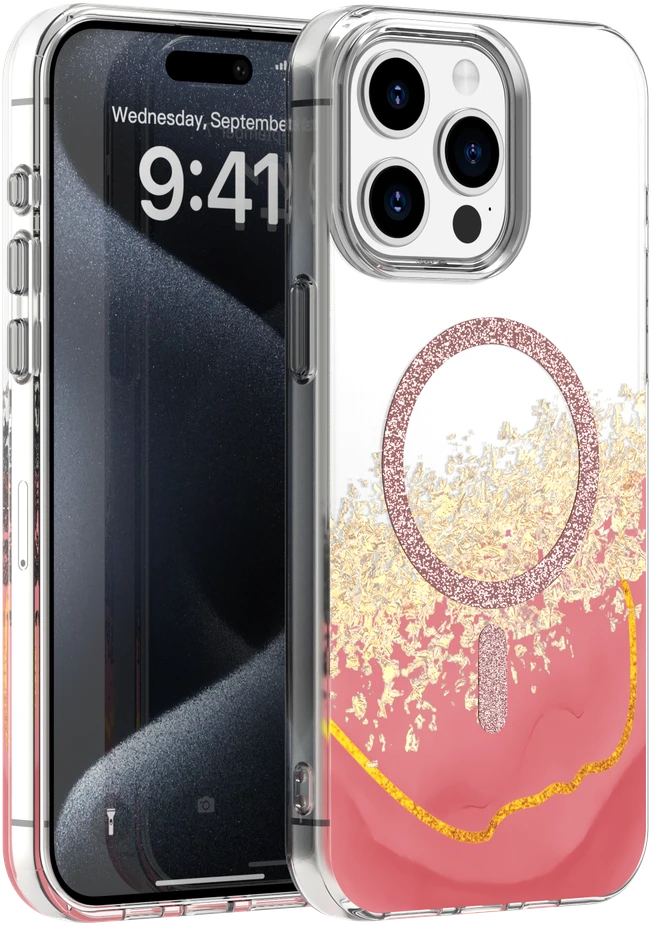 TFO Epoxy Mag dėklas, skirtas iPhone 14 Pro 6,1" rožinis
