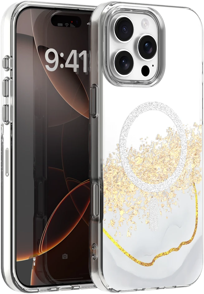 TFO Epoxy Mag dėklas, skirtas iPhone 16 Pro Max 6,9" baltas