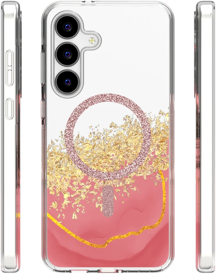 TFO Epoxy Mag dėklas, skirtas Samsung Galaxy S26 Plus, rožinis