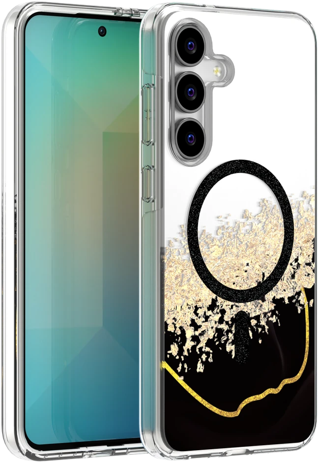 TFO Epoxy Mag dėklas, skirtas Samsung Galaxy S25 FE, juodas