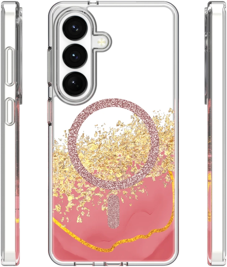 TFO Epoxy Mag dėklas, skirtas Samsung Galaxy S26, rožinis