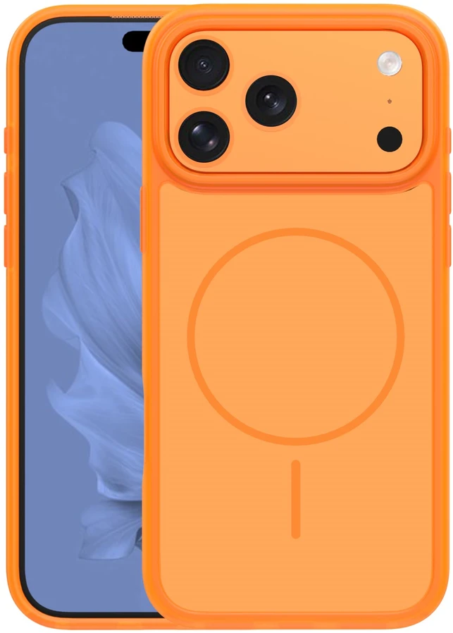 TFO Frame Thin Mag dėklas, skirtas iPhone 17 Pro Max 6,9" / 18 Pro Max 6,9" oranžinis