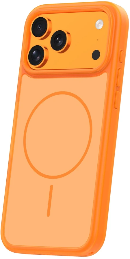 TFO Frame Thin Mag dėklas, skirtas iPhone 17 Pro Max 6,9" / 18 Pro Max 6,9" oranžinis