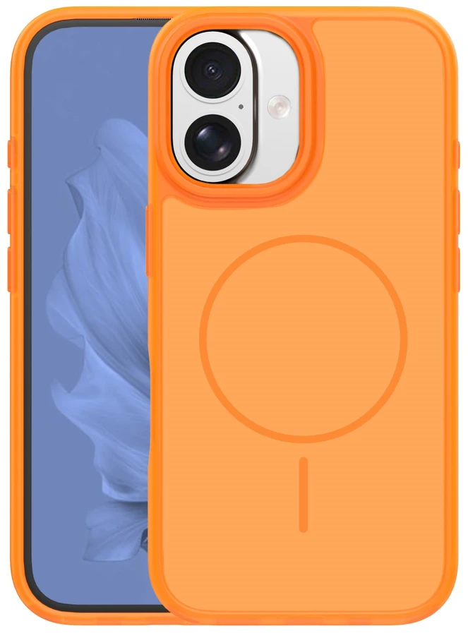 TFO Frame Thin Mag dėklas, skirtas iPhone 16 6,1" oranžinis