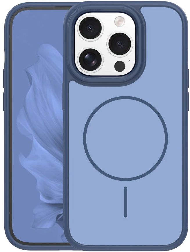 TFO Frame Thin Mag dėklas, skirtas iPhone 14 Pro 6,1" tamsiai mėlynas