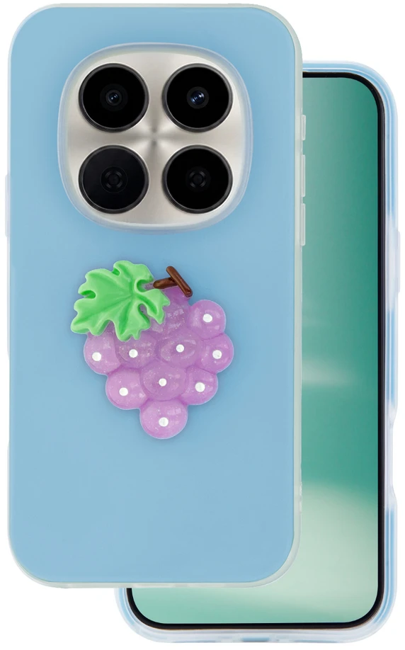 TFO „Fruit“ 2in1 dėklas, skirtas „Xiaomi Redmi Note 15 Pro 5G“ (EU), mėlynas
