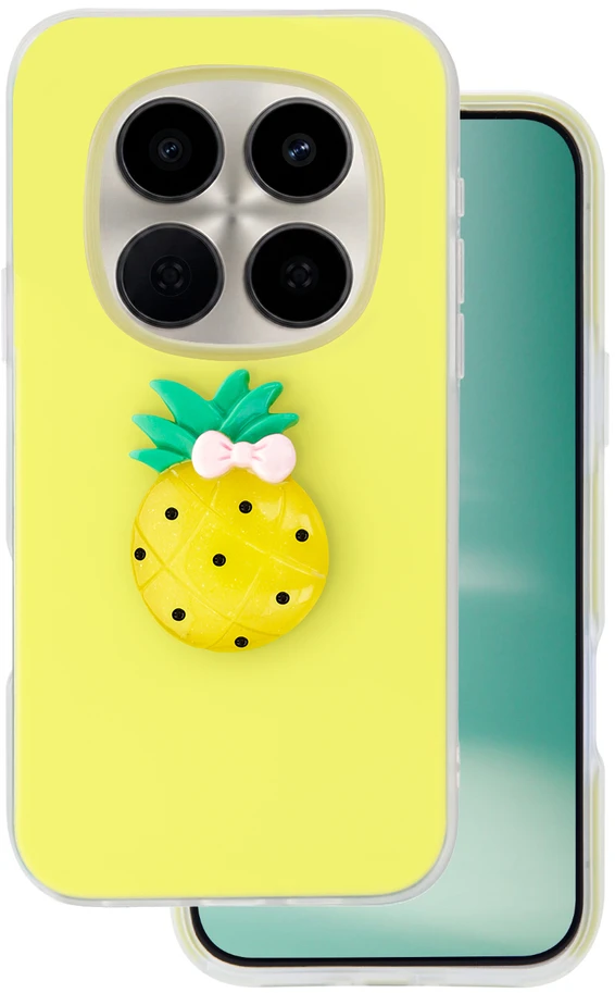 TFO „Fruit“ 2in1 dėklas, skirtas „Xiaomi Redmi Note 15 Pro 5G“ (EU), geltonas