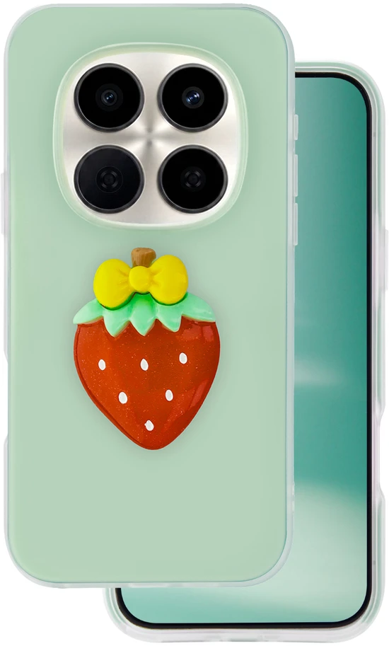 TFO „Fruit“ 2in1 dėklas, skirtas Xiaomi Redmi Note 15 4G (EU) / 5G (EU), žalias
