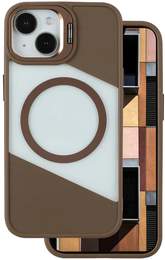 TFO Fusion Mag dėklas iPhone 13 6,1" rudas