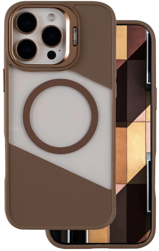 TFO Fusion Mag dėklas, skirtas iPhone 16 Pro 6,3" rudas