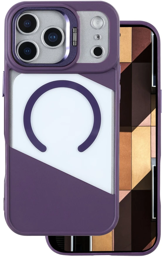 TFO Fusion Mag dėklas, skirtas iPhone 17 Pro 6,3” violetinis