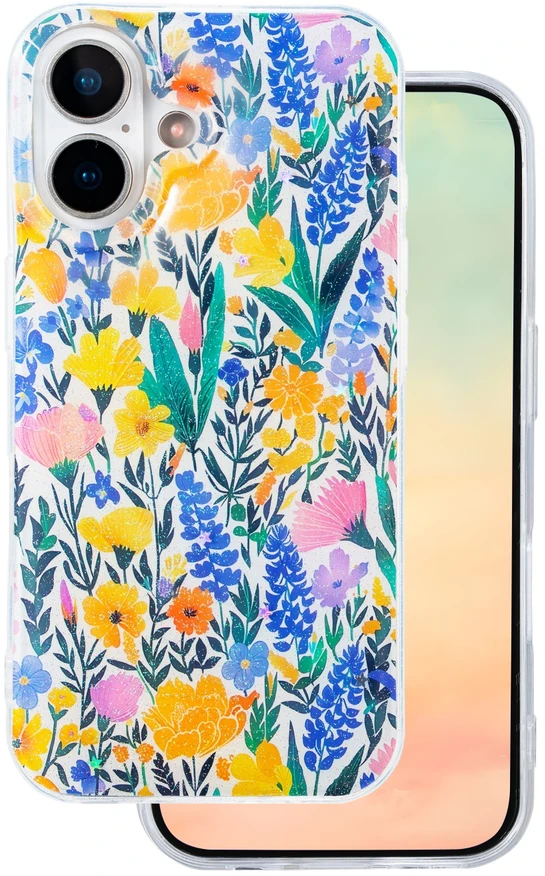 TFO Glow Glam dėklas iPhone 15 Pro 6,1" baltas