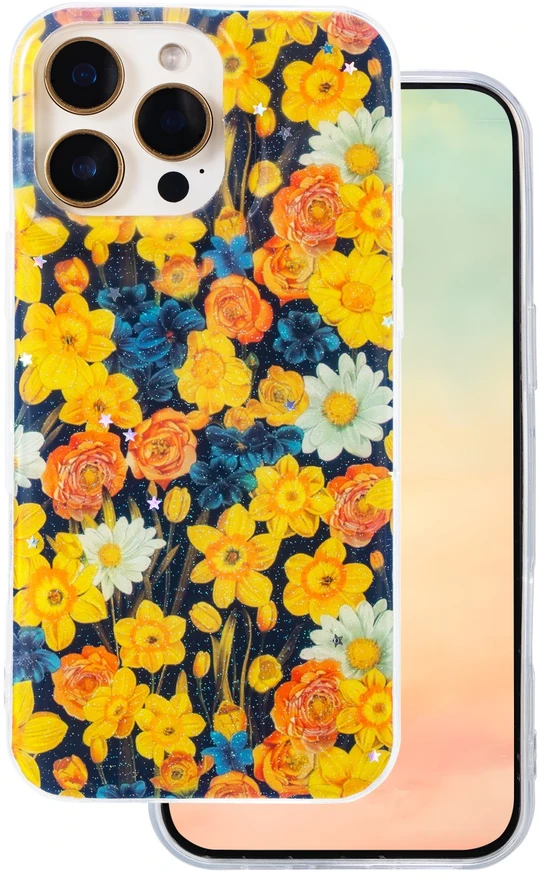 TFO Glow Glam dėklas iPhone 16 Pro Max 6,9" oranžinis