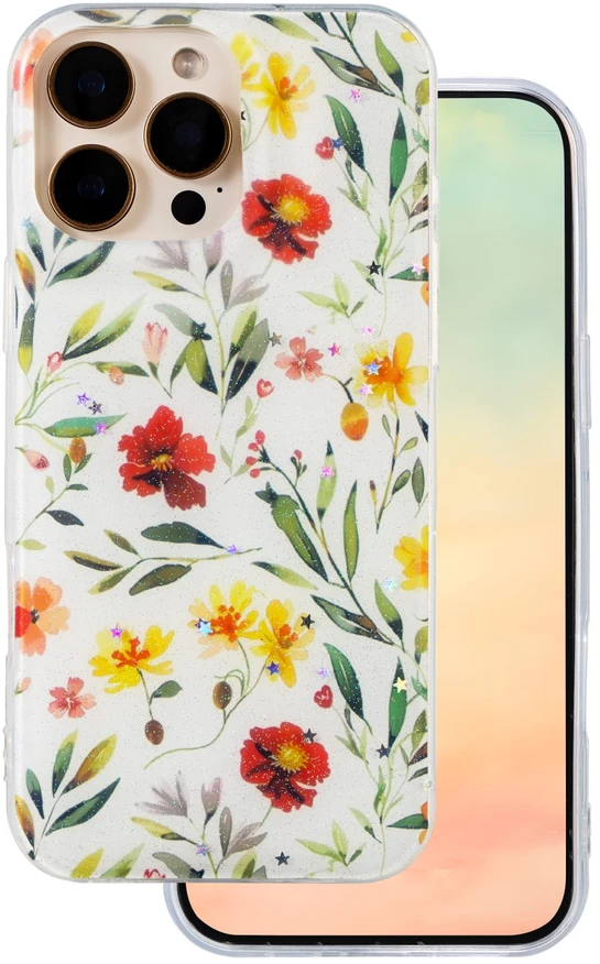 TFO Glow Glam dėklas iPhone 16 Pro Max 6,9" baltas