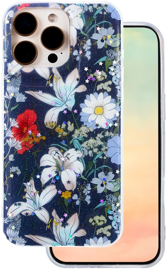 TFO Glow Glam dėklas iPhone 16 Pro Max 6,9" mėlynas