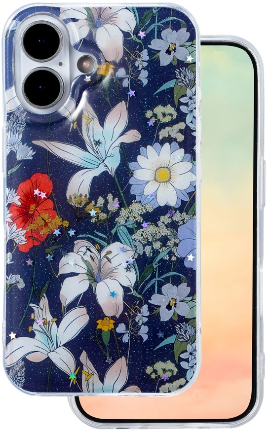 TFO Glow Glam dėklas iPhone 17 6,3" mėlynas