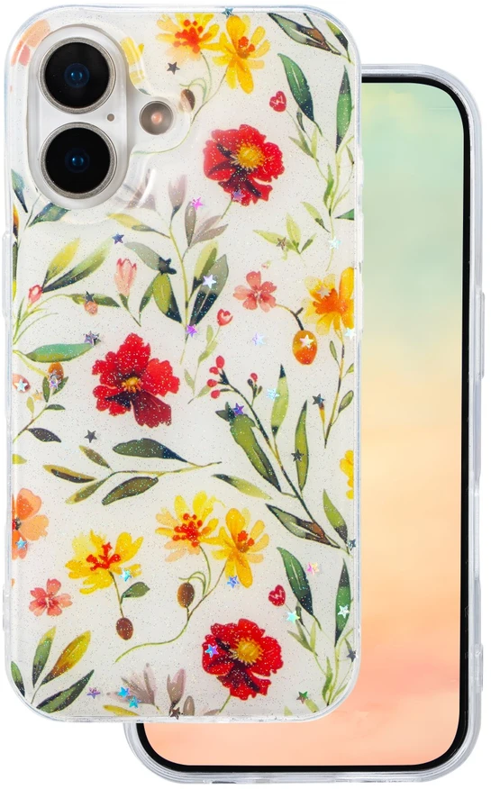TFO Glow Glam dėklas iPhone 17 6,3" baltas