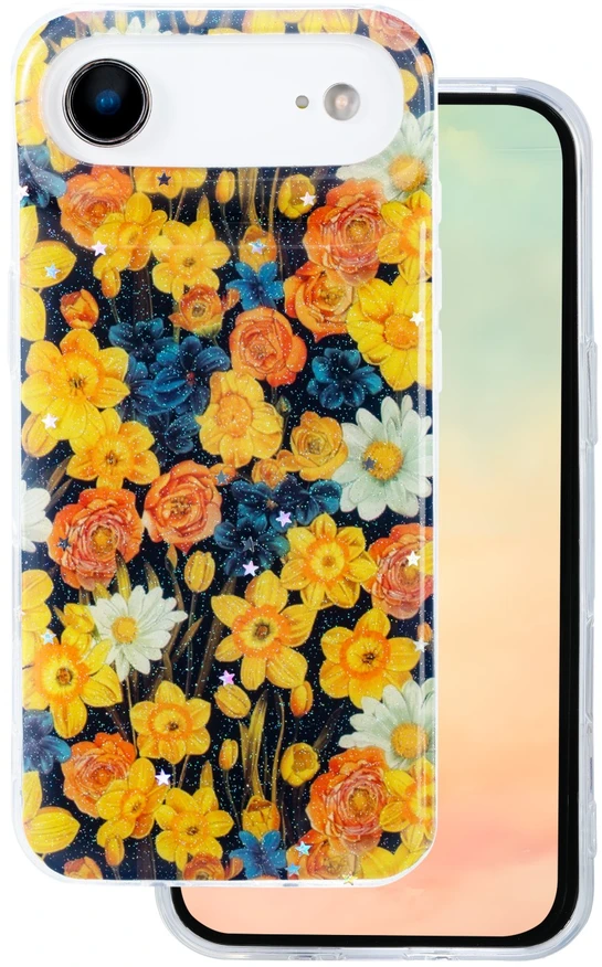 TFO Glow Glam dėklas iPhone 17 Air 6,6" oranžinis
