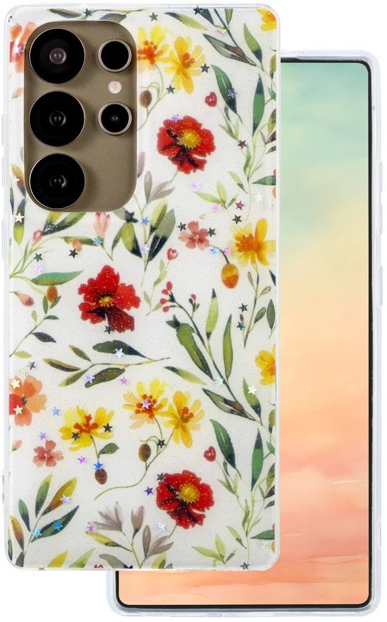 TFO Glow Glam dėklas Samsung Galaxy S25 Ultra baltas