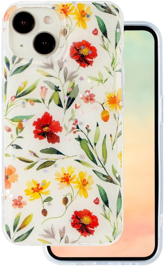 TFO Glow Glam dėklas, skirtas iPhone 15 6,1" baltas