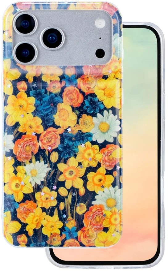 TFO Glow Glam dėklas, skirtas iPhone 17 Pro Max 6,9" oranžinis