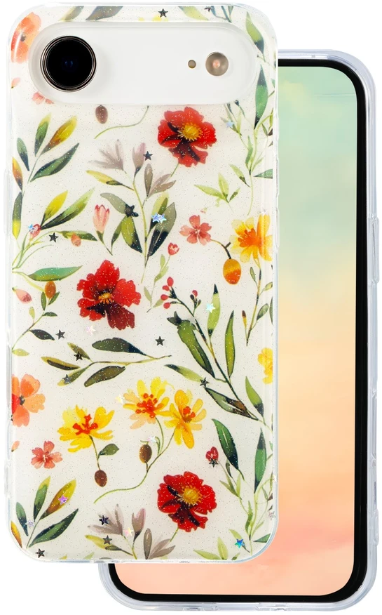 TFO Glow Glam dėklas, skirtas iPhone 17 Air 6,6" baltas