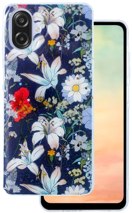 TFO „Glow Glam“ dėklas, skirtas Samsung Galaxy A07 4G / A08, mėlynas