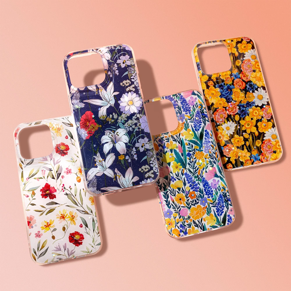 TFO Glow Glam dėklas, skirtas Xiaomi Redmi A5 Global (173,45 x 79,35 x 8,45), oranžinis