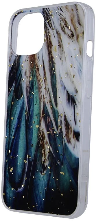 TFO Gold Glam dėklas Samsung Galaxy A15 4G / A15 5G plunksnos