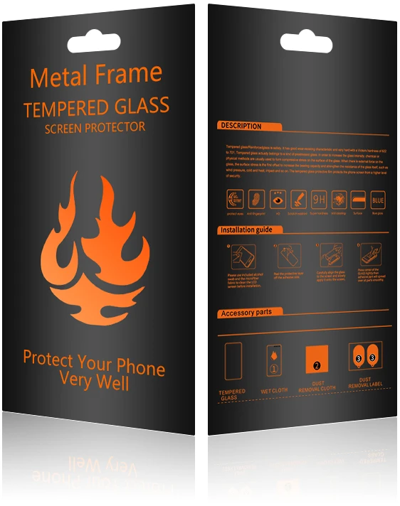 TFO Grūdinto stiklo metalinis rėmelis, skirtas Samsung Galaxy A15 4G / A15 5G, juodas rėmelis
