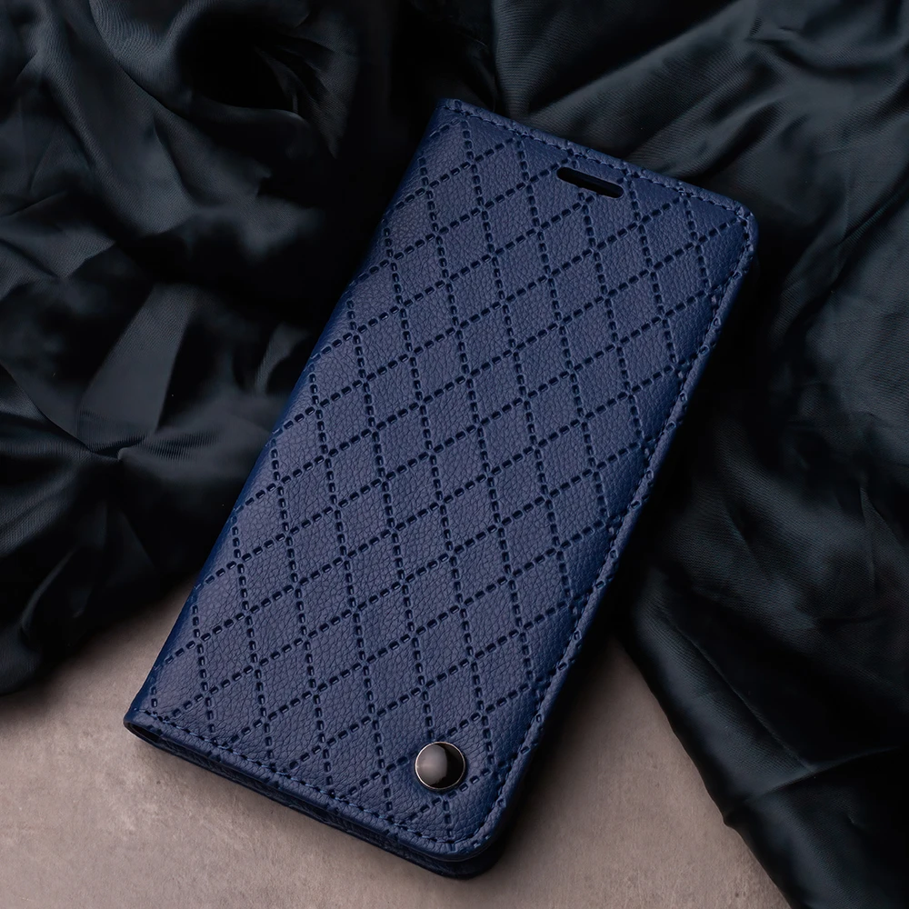 TFO Išmanusis Caro dėklas, skirtas Xiaomi Redmi 15C 4G EU / 15C 5G EU (173.16 x 81.06 x 8.2 mm), tamsiai mėlynas