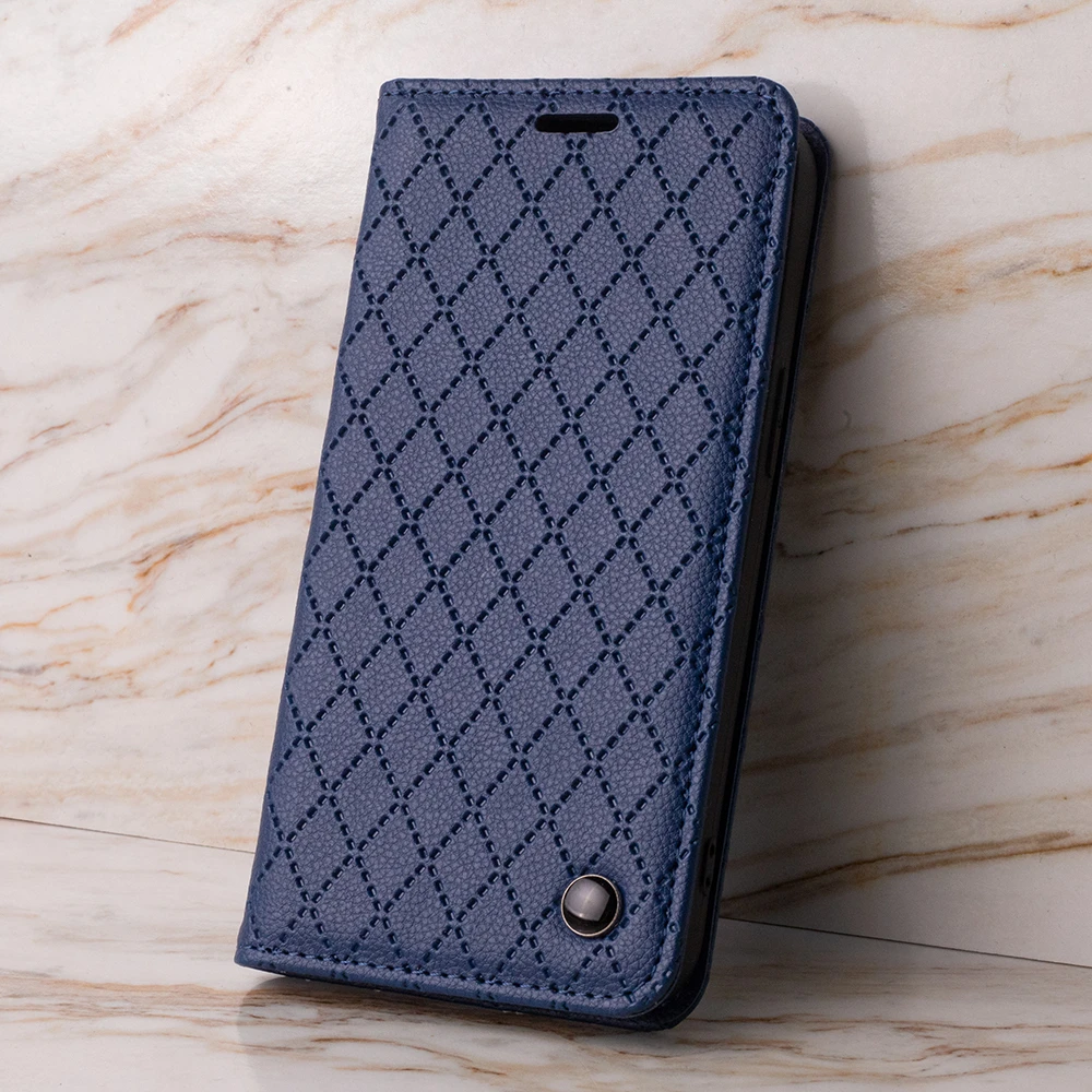 TFO Išmanusis Caro dėklas, skirtas Xiaomi Redmi 15C 4G EU / 15C 5G EU (173.16 x 81.06 x 8.2 mm), tamsiai mėlynas