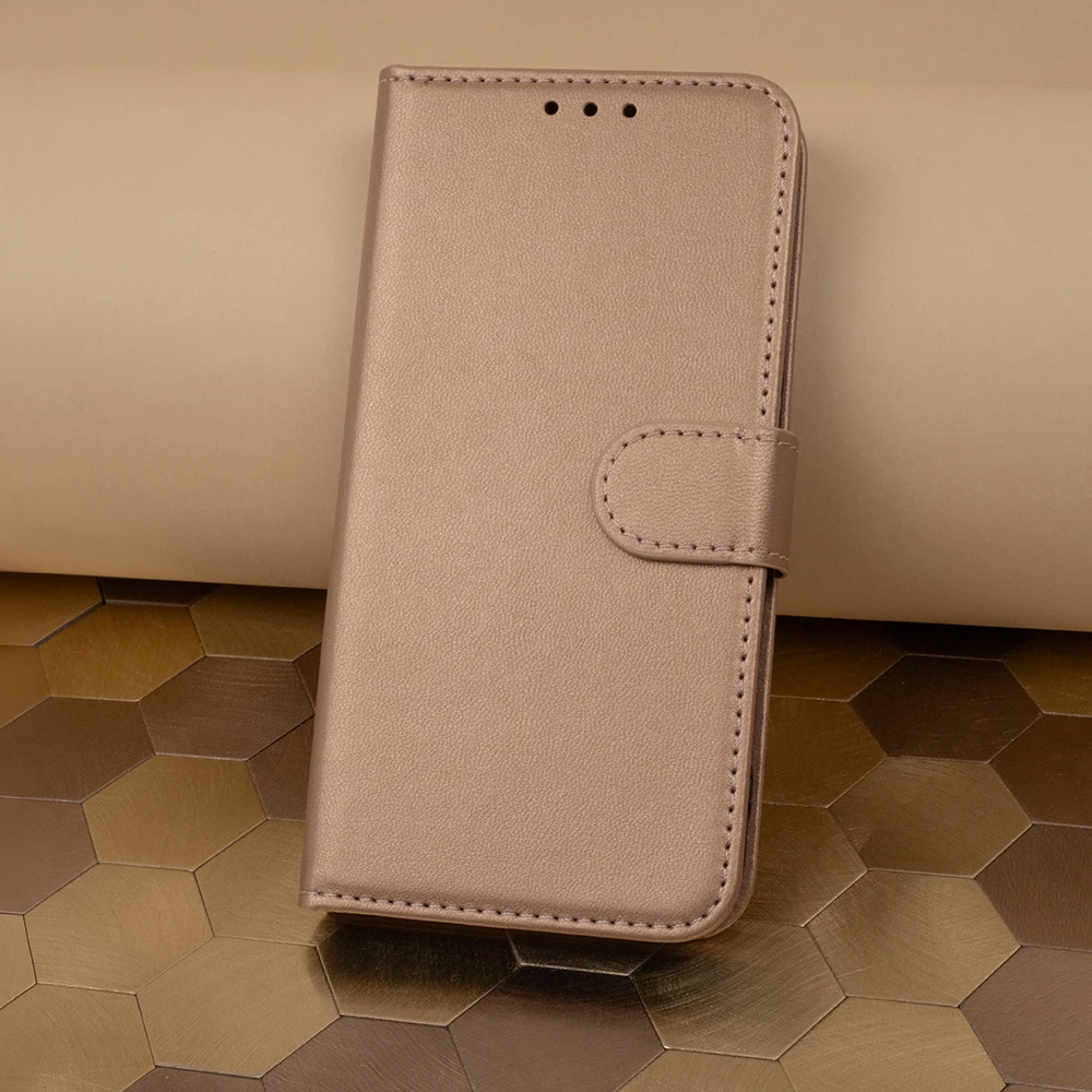 TFO Išmanusis „Classic“ dėklas, skirtas Xiaomi Redmi 14C 4G / 14C 5G / Redmi A4 / POCO C75, auksinės spalvos