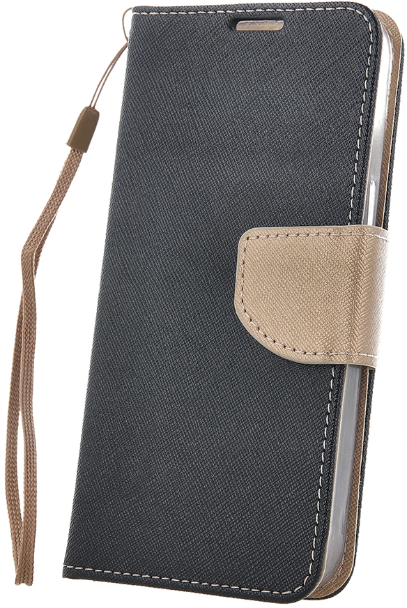 TFO Dėklas knygutė Smart Fancy, skirtas iPhone 16 Pro Max 6,9, juodas auksinis