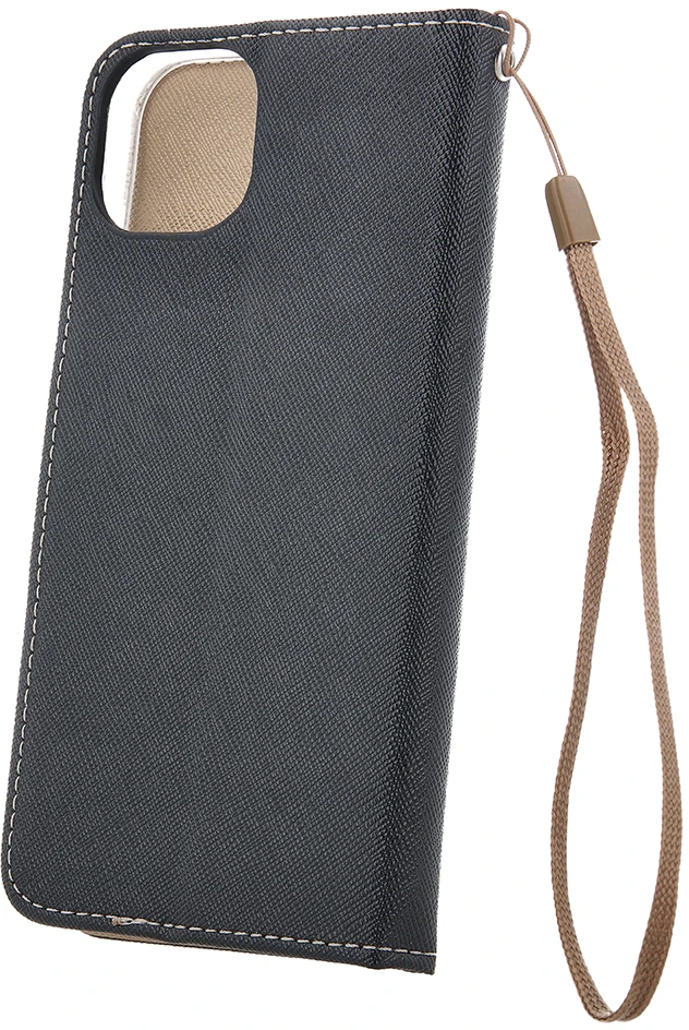 TFO Dėklas knygutė Smart Fancy, skirtas iPhone 16 Pro Max 6,9, juodas auksinis