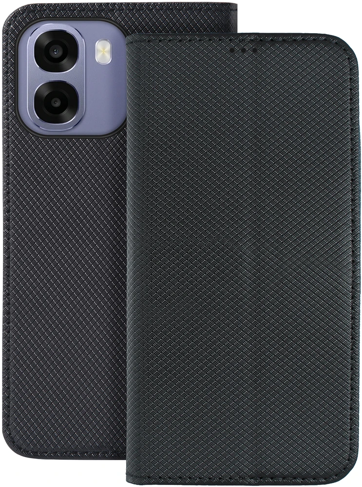 TFO Išmanusis magnetinis dėklas, skirtas Oppo A6 4G / A6 5G / A6X 4G / A6X 5G / A6S 4G / A6S 5G Global, juodas