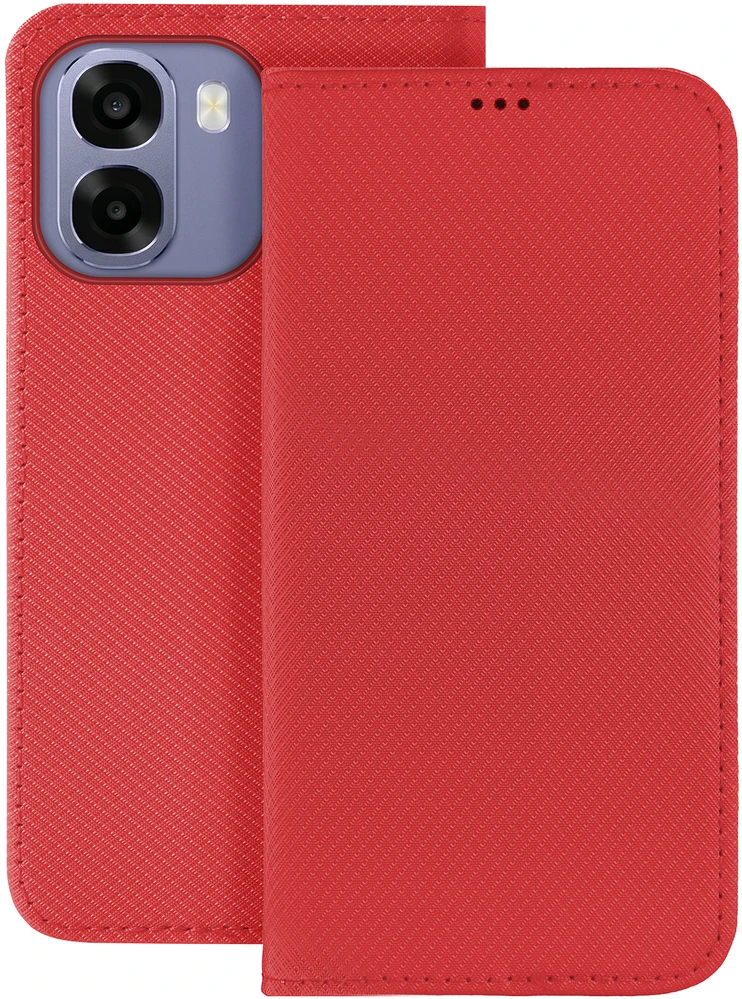 TFO Išmanusis magnetinis dėklas, skirtas Oppo A6 4G / A6 5G / A6X 4G / A6X 5G / A6S 4G / A6S 5G Global raudonas