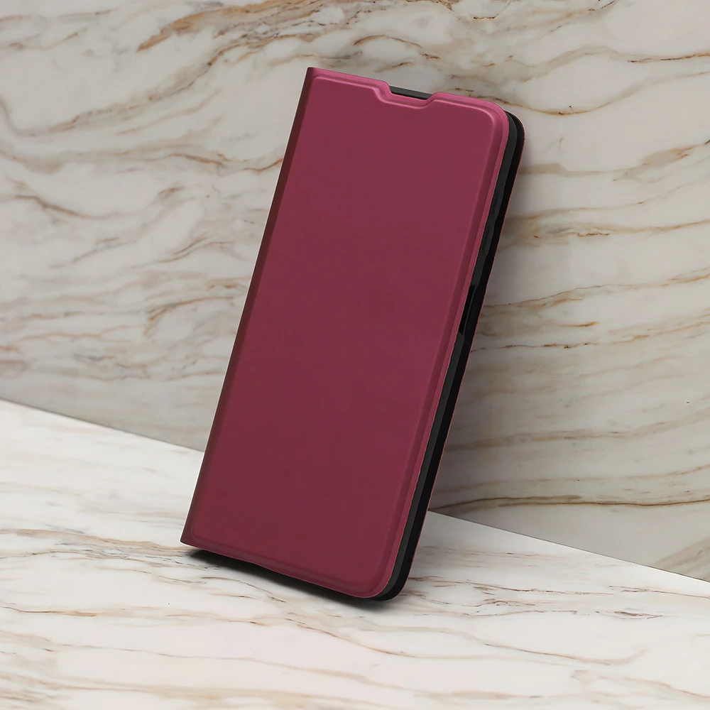 Telforceone TFO Išmanusis minkštas dėklas Samsung Galaxy A06 5G, bordo spalvos
