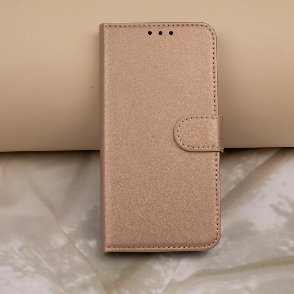 TFO Išmanusis „Smart Classic“ dėklas, skirtas Xiaomi Redmi 15C 4G EU / 15C 5G EU (173.16 x 81.06 x 8.2 mm), auksinės spalvos