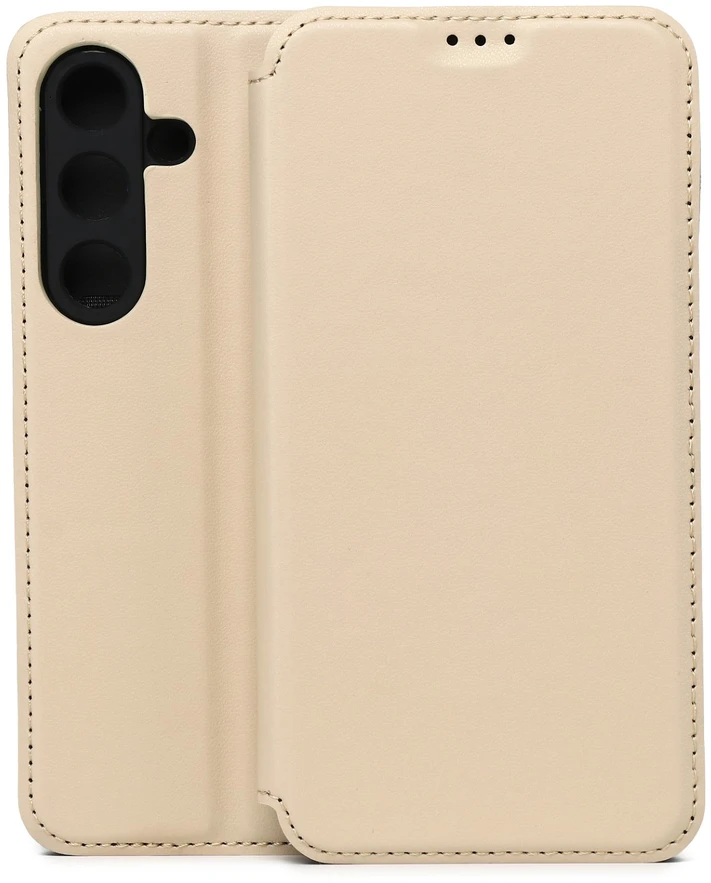 Telforceone TFO Išmanusis „Smart Touch“ dėklas, skirtas Samsung Galaxy S24, smėlio spalvos