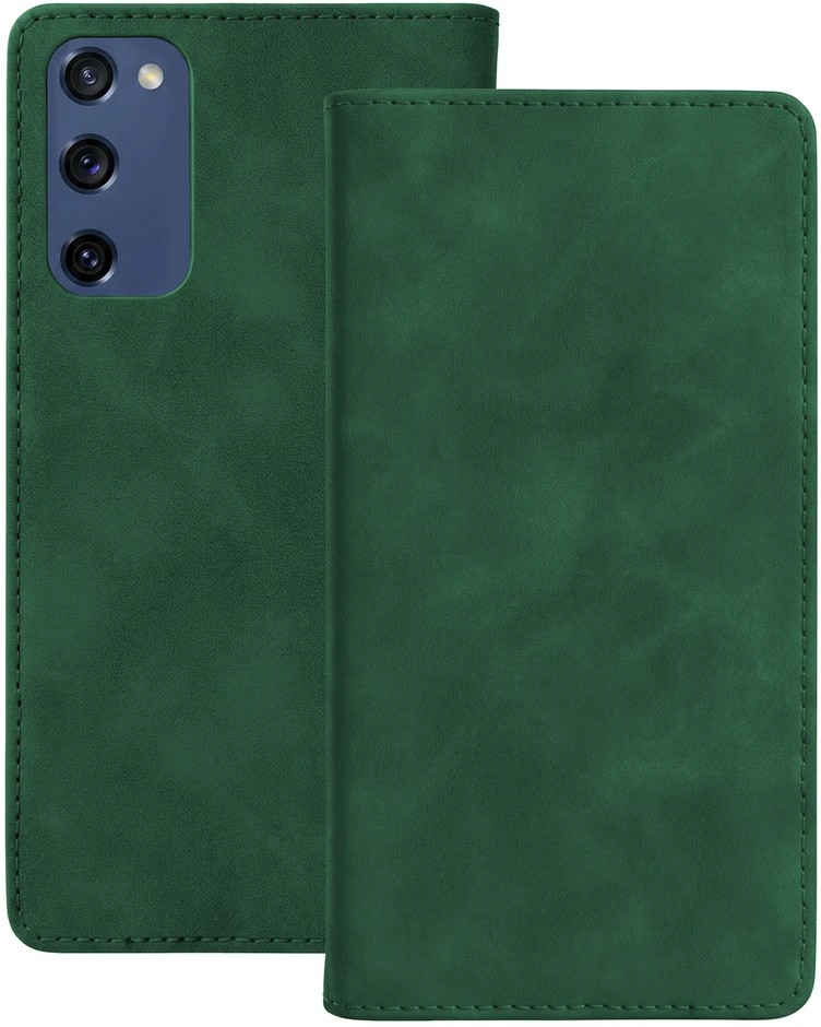 TFO Išmanusis Suede dėklas, skirtas Samsung Galaxy S20 FE / S20 Lite / S20 FE 5G, žalias